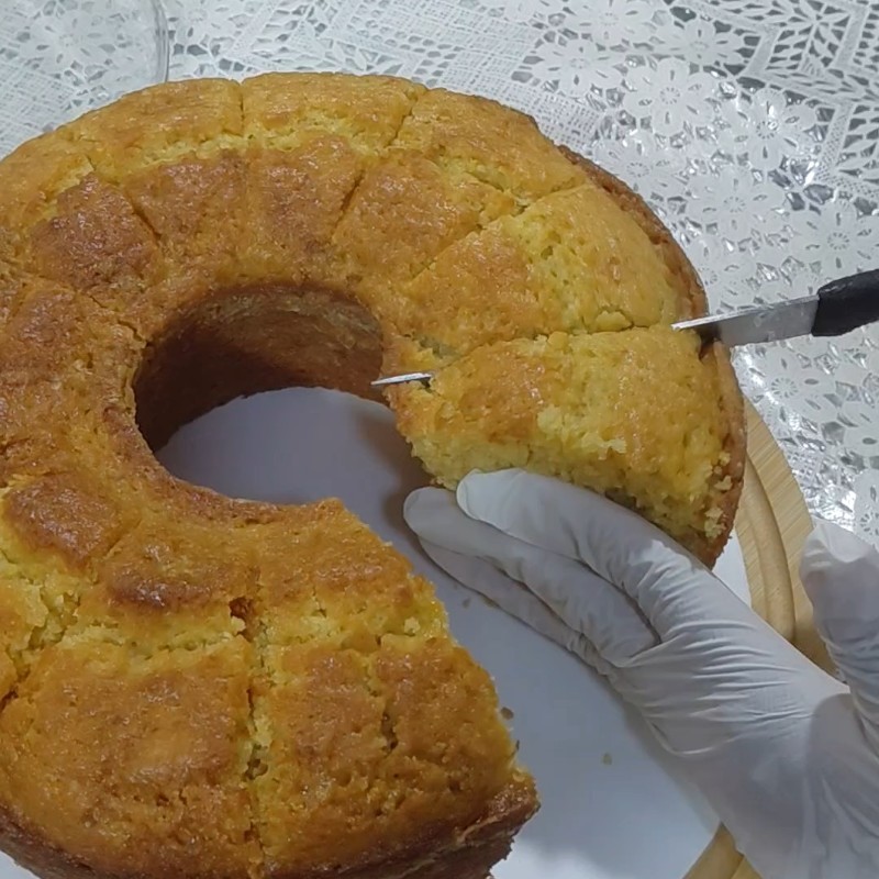Tajada de keke de naranja